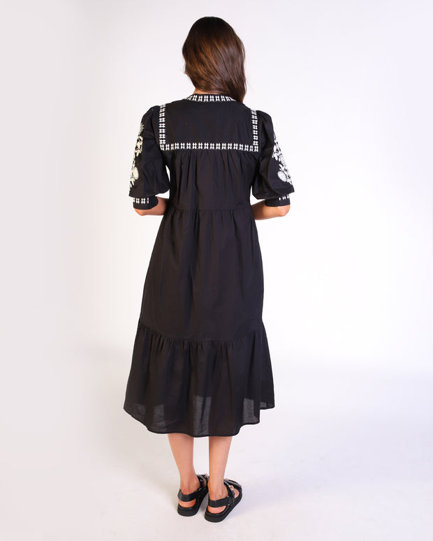 Tina Embroidered Dress