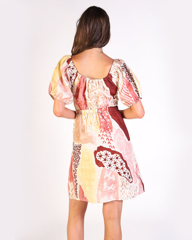 Printed Paris Dress