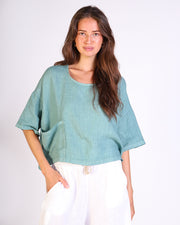 Ellison Linen Top