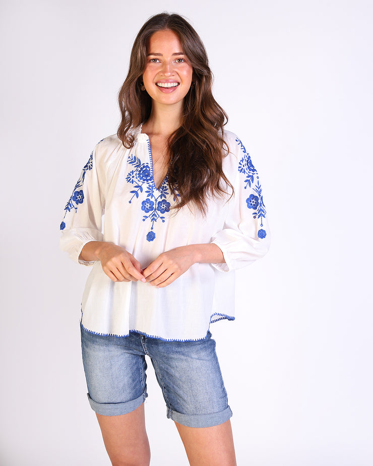 Tahlia Embroidered Top