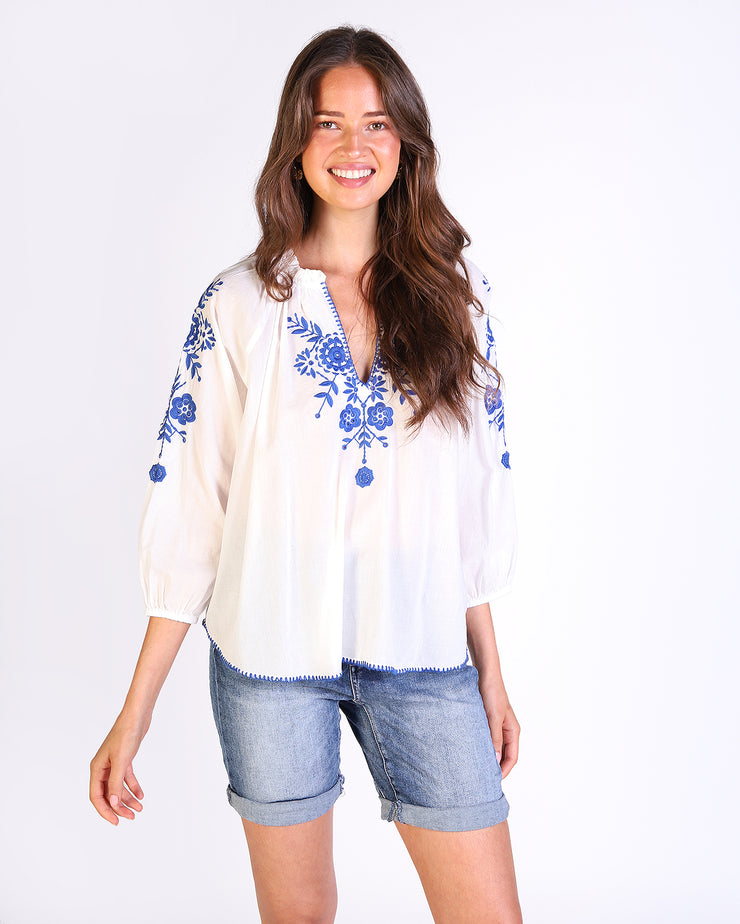 Tahlia Embroidered Top