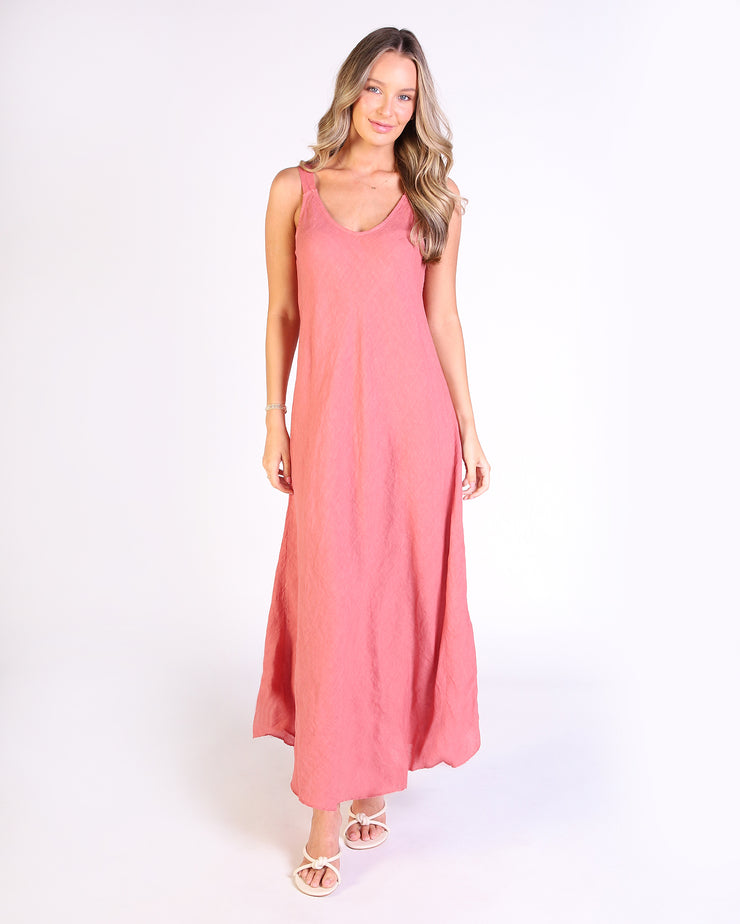 Aubree Linen Dress