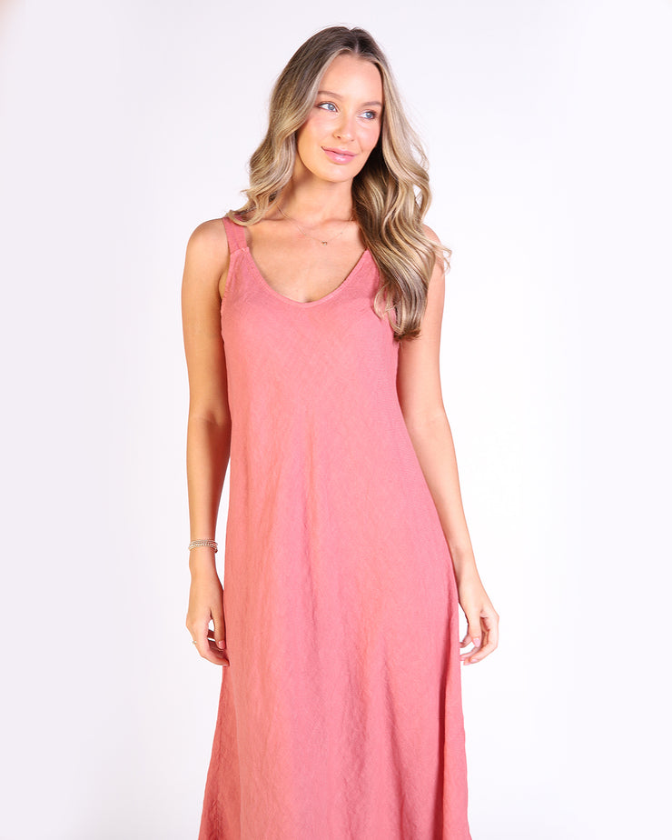 Aubree Linen Dress