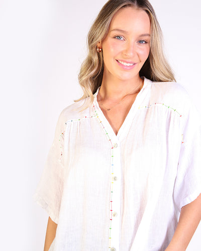 Everlee Linen Top