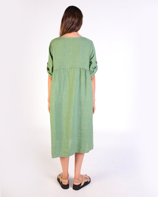 Isabel Linen Dress