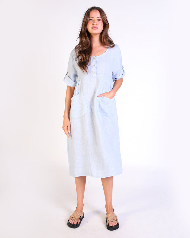 Isabel Linen Dress