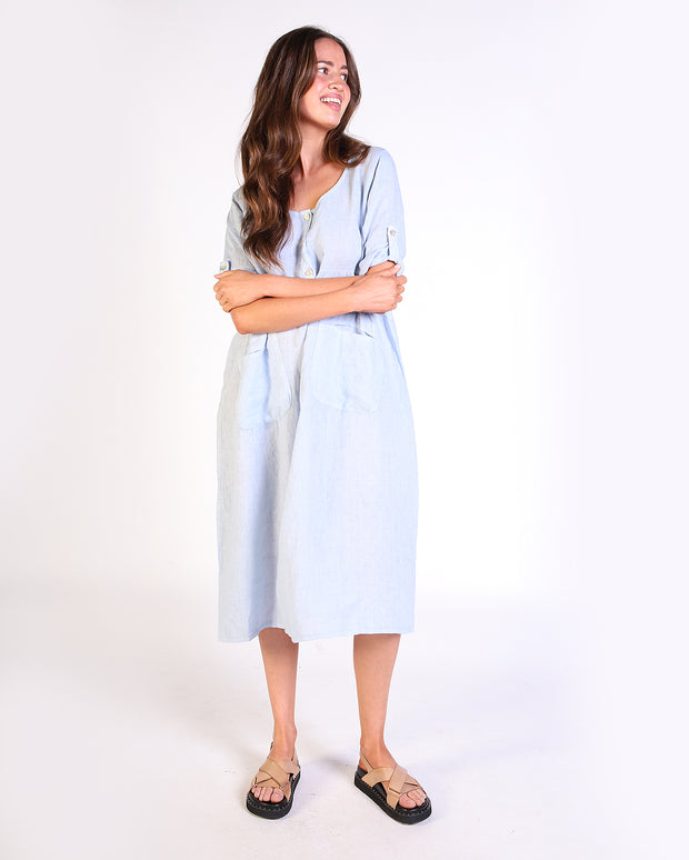 Isabel Linen Dress